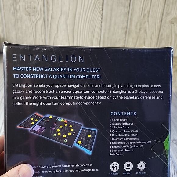 Entanglion Quantum Board Game, Vintage IBM Research Entanglion Game, New - Picture 4 of 5